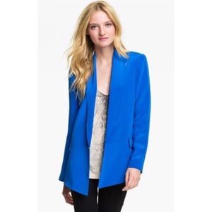 Cobalt Blue Silk Blazer