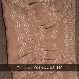 Old navy tan dress