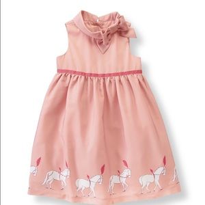 Janie and Jack pony carousal dress. 18-24 months.