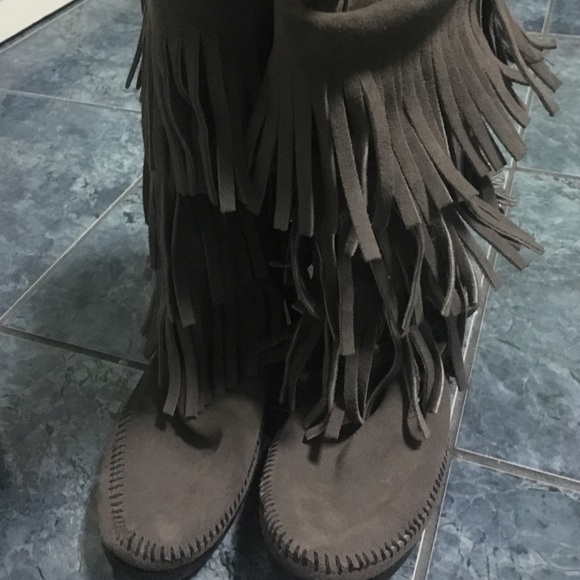 Minnetonka 3 Layer Fringe Boot - image 2