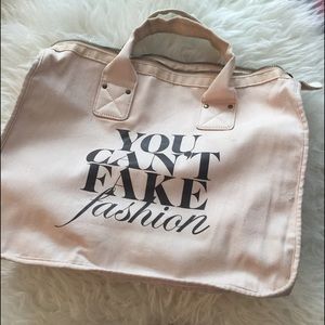 You Can't Fake Fashion CFDA x Ebay Tote Bag