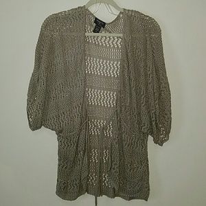 Tan knitted cardigan