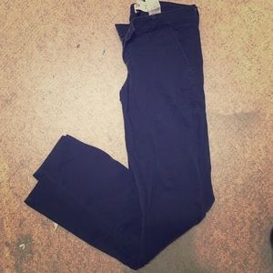 Blue Holister skinny pants