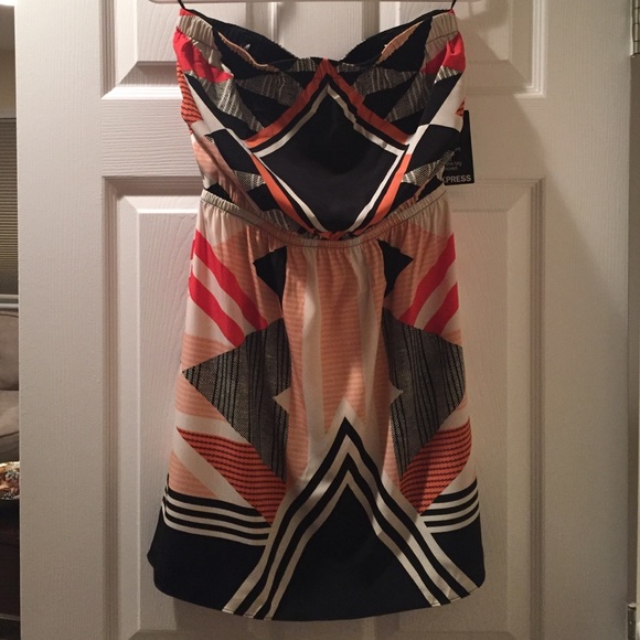 Geometric Tube Mini Dress