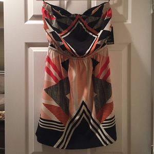 Geometric Tube Mini Dress