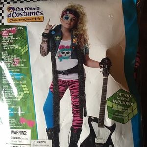 Rockstar Girls Costume Size 8/10