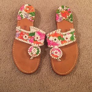 ✨ JACK ROGERS ✨ floral print size 5