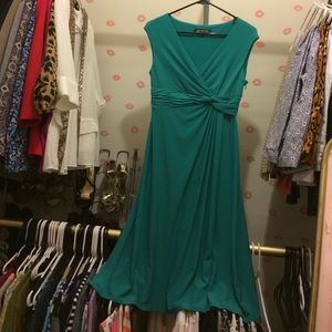 Teal Green Dress