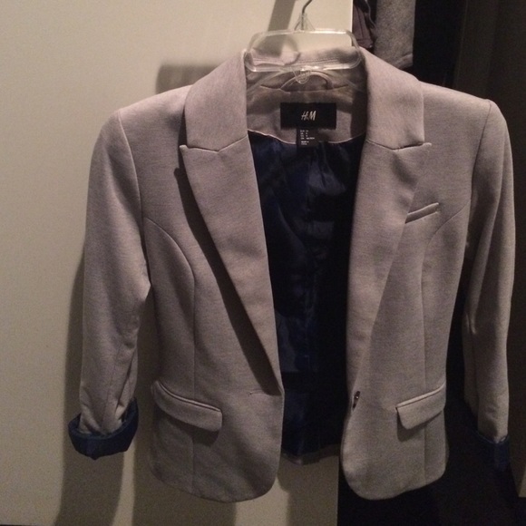 H&M blazer in light grey