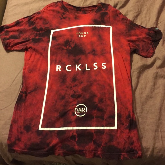Young and reckless tie-dye t-shirt