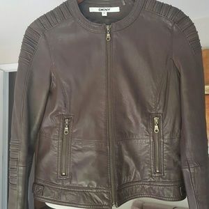 DKNY leather jacket. Excellent condition! Worn 4x.