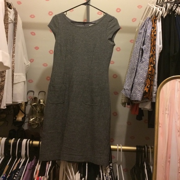 Felted Grey Dress