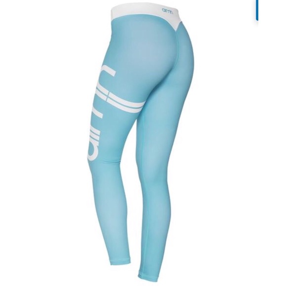 light blue nike leggings