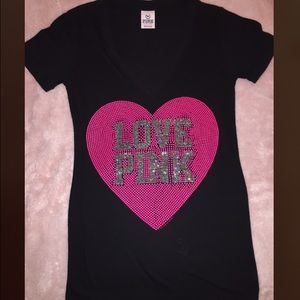 Victoria secret love pink shirt