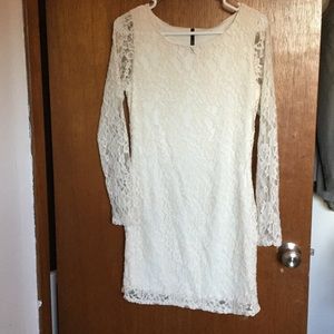 Long sleeve lace dress