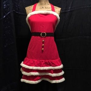 Pier 1 Imports Santa Christmas Apron