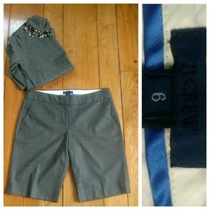 J. Crew Wool Bermuda Shorts
