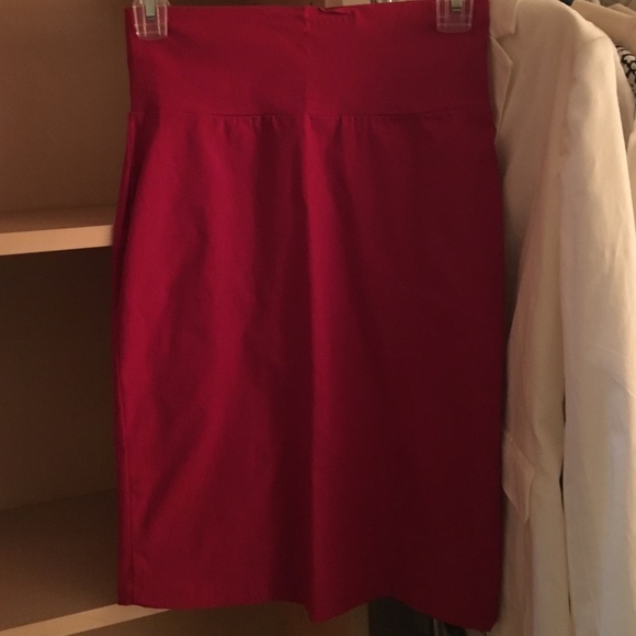 Red Pencil Skirt