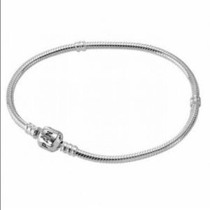 Silver pandora charm bracelet