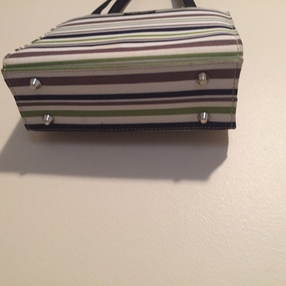 Vintage Kate Spade Striped Box Purse - Picture 3 of 4