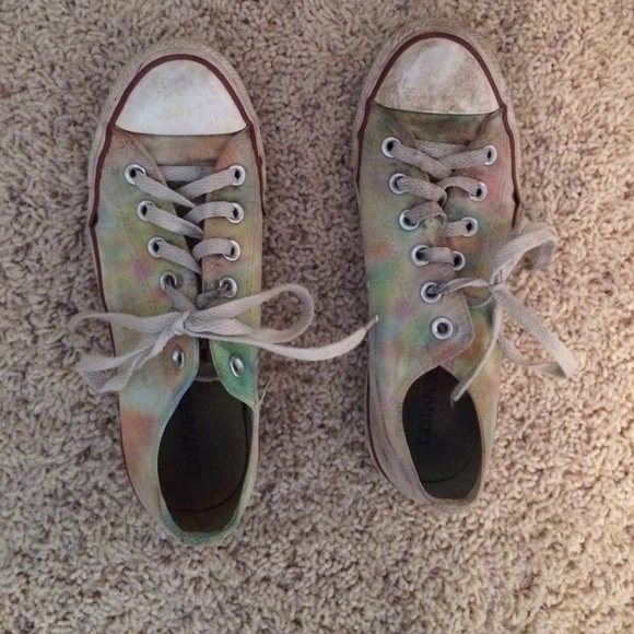 Tie dye converse