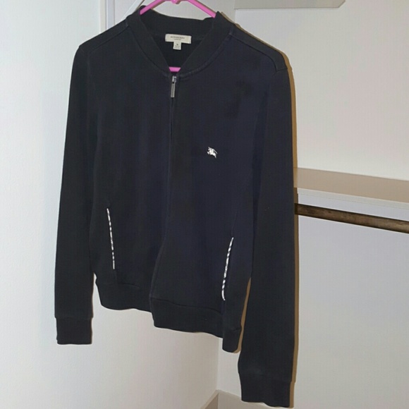 Burberry zip up sweater