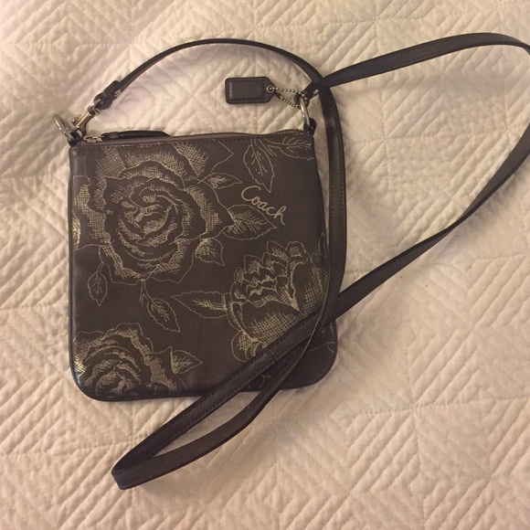 Coach Metallic crossbody bag