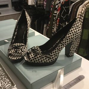 Coach signature pattern heels