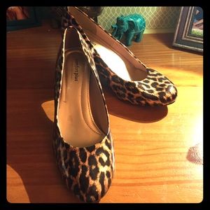 Cheetah print heels