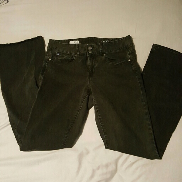 1969 Gap perfect boot cut black jeans