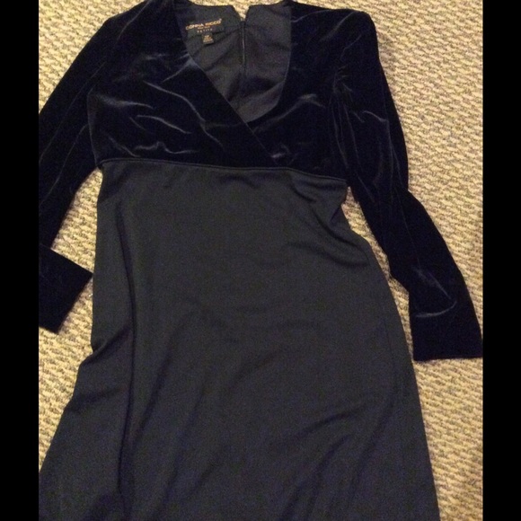 Sale-Donna Ricco Velvet top dress