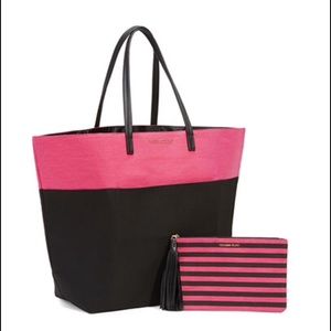 VS intense tote bag & matching pouch