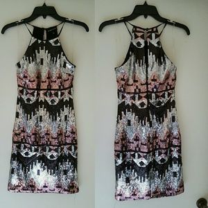 NWOT Sequined short dress