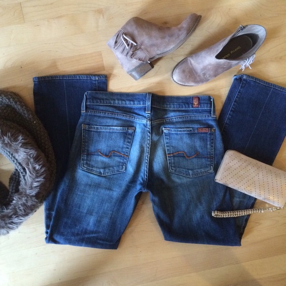 7 For All Mankind Denim - 7 for all mankind bootcut jeans size 27