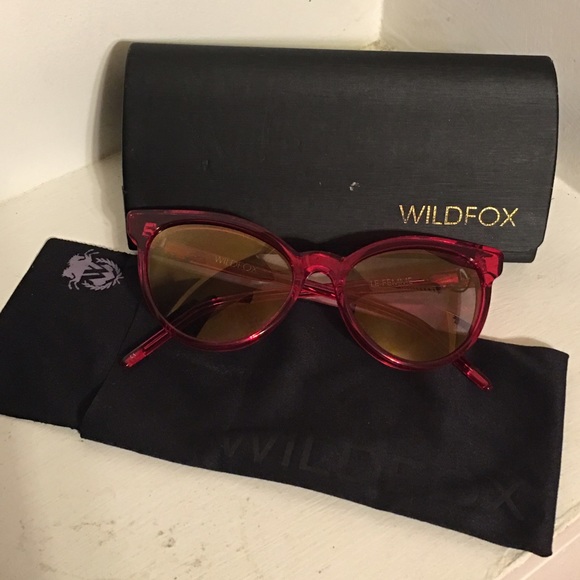 NEW Wildfox Le Femme Candy Red Sunglasses.