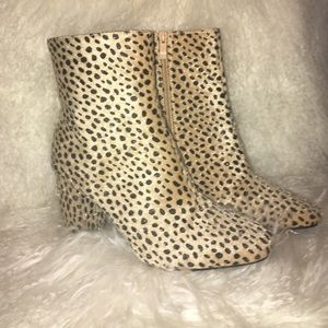 Lola Shoetique Leopard Booties