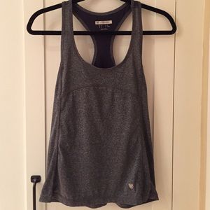 Forever 21 Dark Heather Grey Workout Tank - XS