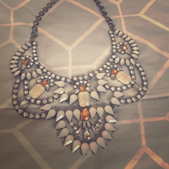 A Silver bebe necklace