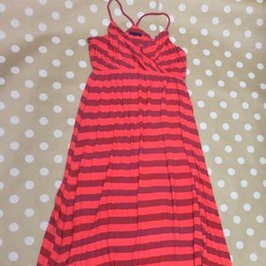 ⭐️GAP red stripe maxi dress
