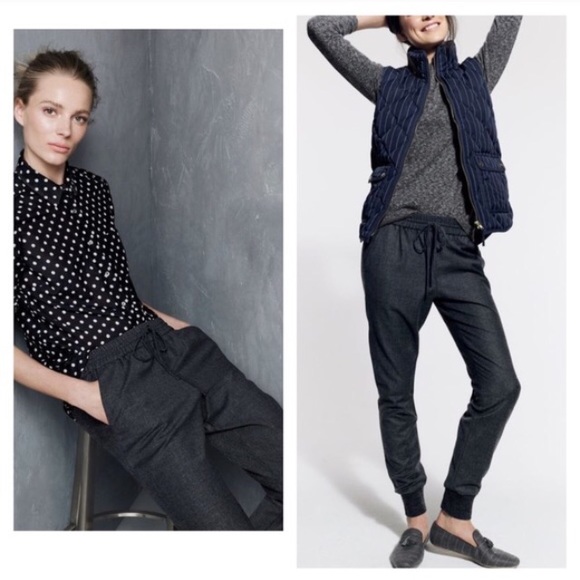 J Crew Drapey Wool Sweatpant Joggers