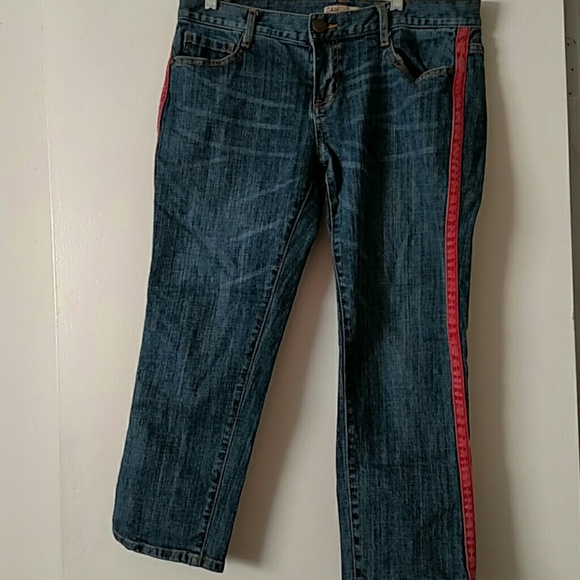 Cabi Johnny Tux crop jeansize 8