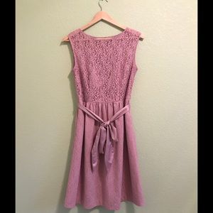 Light Pink Lace Dress