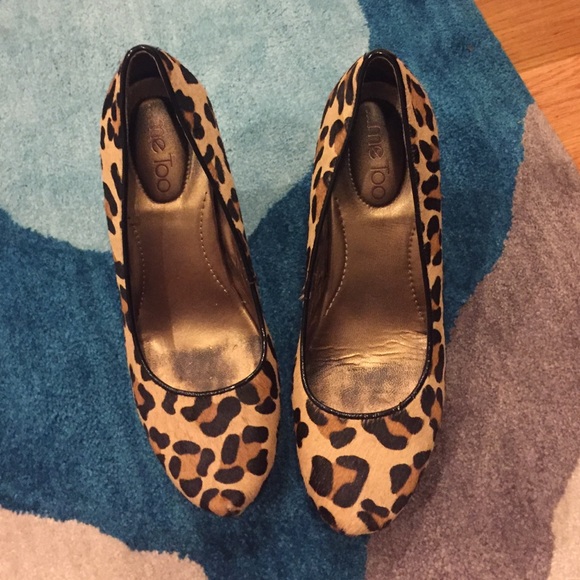 Leopard print heels