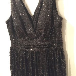 Black sequin dress