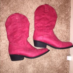 red cowgirl boots