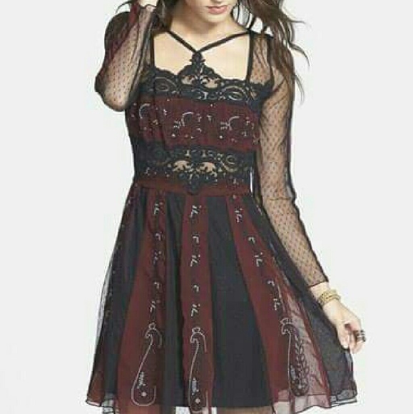 Free People Embroidered Dress