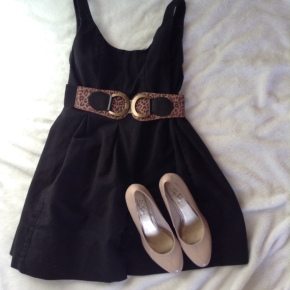 Leopard Print Elastic Belt