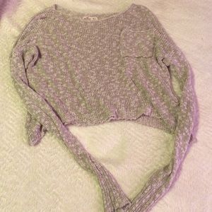 Hollister crop sweater