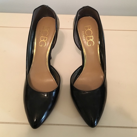 ***SOLD*** BCBG D'orsay Black Heels - Picture 2 of 3