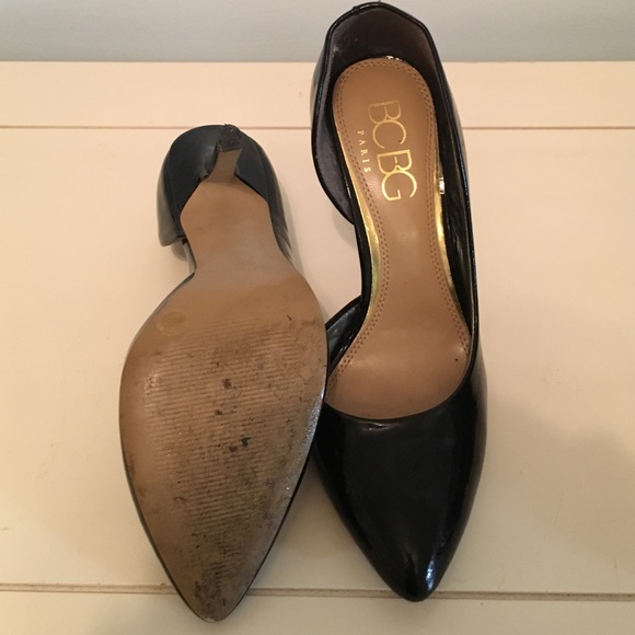 ***SOLD*** BCBG D'orsay Black Heels - Picture 3 of 3